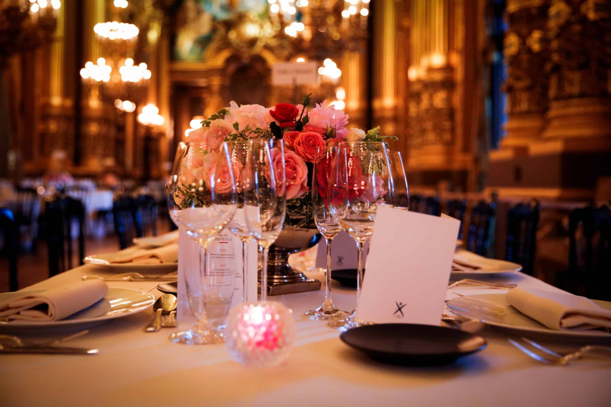 Dîner de gala au Palais Garnier